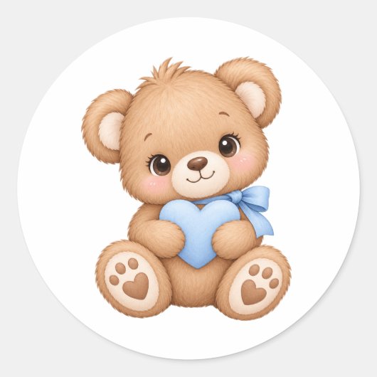 Sticker Rond Ours (Devant)