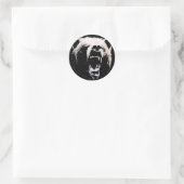 Sticker Rond Ours (Sac)