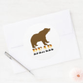 STICKER ROND OURS- (Enveloppe)