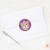 Sticker Rond Ours (Enveloppe)