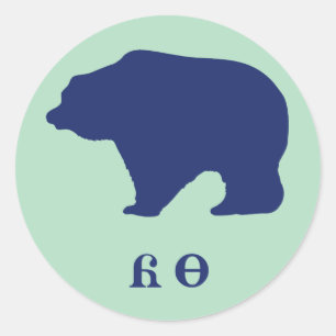 Sticker Rond Ours cherokee - Yonah