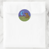 Sticker Rond Ours de Cubby (Sac)