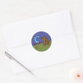 Sticker Rond Ours de Cubby (Enveloppe)