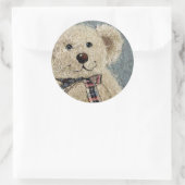 Sticker Rond Ours de Teddie (Sac)