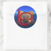 Sticker Rond Ours Dinky : Tuileur (Sac)
