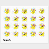 Sticker Rond Ours du Pudsey (Feuille)