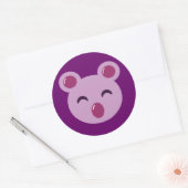Sticker Rond Ours Koala mou (Enveloppe)