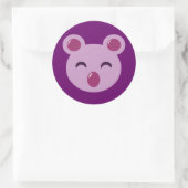 Sticker Rond Ours Koala mou (Sac)