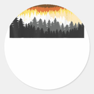 Sticker Rond Ours LGBTQ Pour Mois Gay pride - Arbre Forestier G
