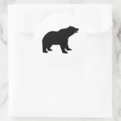STICKER ROND OURS NOIR (Sac)