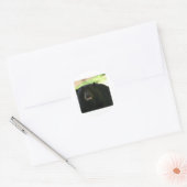 Sticker Rond ours noir (Enveloppe)