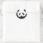 Sticker Rond Ours Panda (Sac)