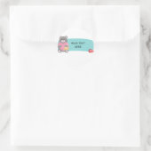 STICKER ROND OURS PERSONNALISABLE (Sac)