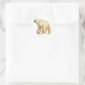 Sticker Rond ours polaire (Sac)