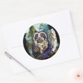 Sticker Rond Ours Spectaculaire (Enveloppe)