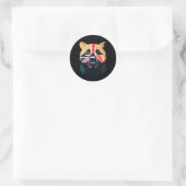 Sticker Rond Ours Union Jack (Sac)