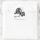 STICKER ROND OURSON (Sac)