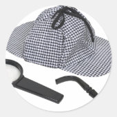 Sticker Rond OutilsDétectiveRétro050110 (Devant)