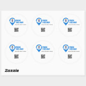 Sticker Rond Ouvre-bouteille icône Pride this Way (Feuille)