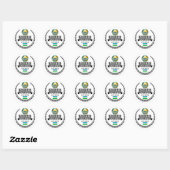 Sticker Rond Ouzbékistan (Feuille)