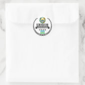 Sticker Rond Ouzbékistan (Sac)