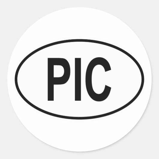 Sticker Rond Ovale de petite flûte (Devant)