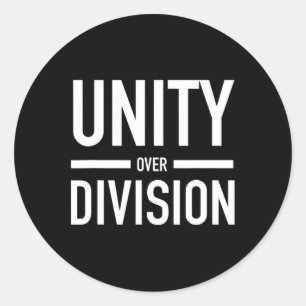 Sticker Rond Over Division - Vote Biden Harris 2020