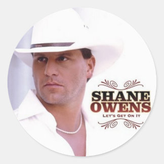 Sticker Rond OWENS de SHANE "nous a laissés obtenir là-dessus"