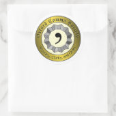 Sticker Rond Oxford Comma Society (Sac)