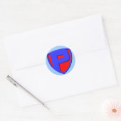 STICKER ROND P (Enveloppe)