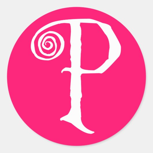 STICKER ROND P (Devant)