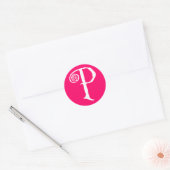 STICKER ROND P (Enveloppe)