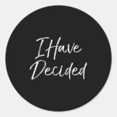 Sticker Rond P37 Design Studio Jesus Shirts Cute Christian Bapt (Devant)