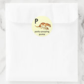 Sticker Rond P - pomme de la fête (Sac)