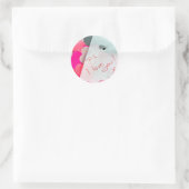 Sticker Rond p.s. Je t'aime ! (Sac)
