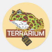 Sticker Rond pac-man (Devant)