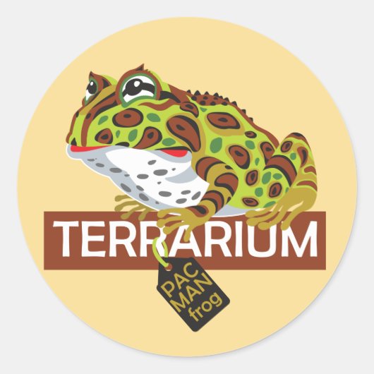 Sticker Rond pac-man (Devant)