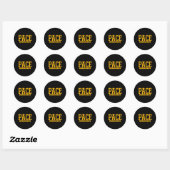 Sticker Rond Pace Lycée Lacrosse 1 (Feuille)