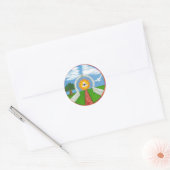 Sticker Rond paciemandala (Enveloppe)