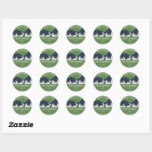 Sticker Rond Pacific Northwest Trail (Feuille)