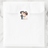 Sticker Rond Pack d'autocollants Bliss mariage (Sac)