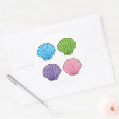 Sticker Rond Pack de Pastel (Enveloppe)