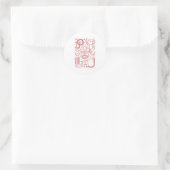 Sticker Rond Pack Texas Cowboy (Sac)