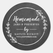 Sticker Rond Packaging pour les supports d'entreprise de petite (Devant)