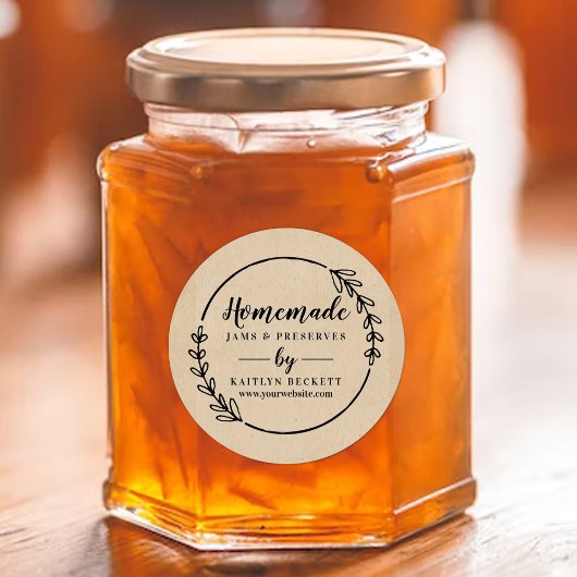 Sticker Rond Packaging pour les supports d'entreprise de petite