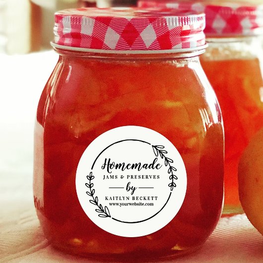 Sticker Rond Packaging pour les supports d'entreprise de petite