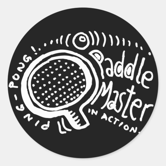 Sticker Rond Paddle Master 2 (Devant)