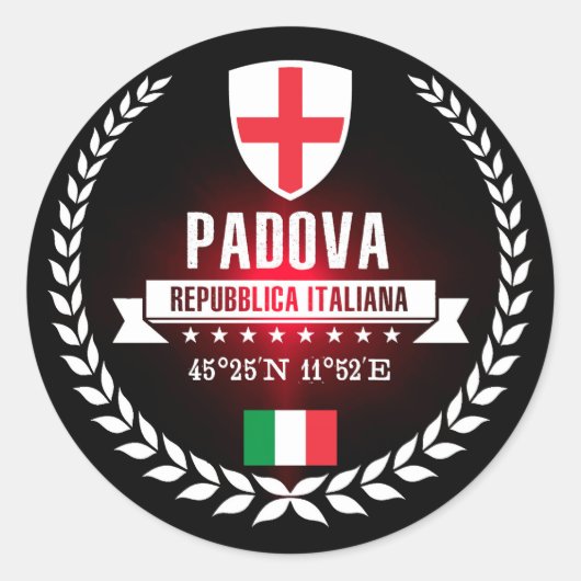 Sticker Rond Padova (Devant)