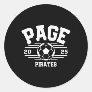 Sticker Rond Page Pirates Football Ll 2025