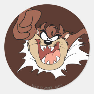 Sticker Rond Page TZ™ Burning Through